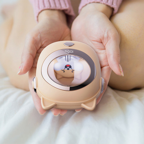 Cute Cat Paw Hand Warmer – Portable Rechargeable Mini Heater with LED Display & Temperature Control”