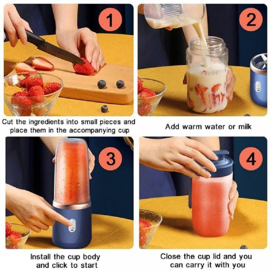 Portable USB Blender – Fresh Drinks Anywhere